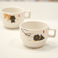88VIP：大英博物馆 安德森猫叠叠马克杯可爱水杯子家用大容量