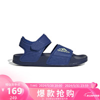 阿迪达斯 （adidas）夏男女童魔术贴沙滩露趾凉鞋 ID2626 蓝色 30码