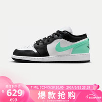 耐克（NIKE）大童AJ1板鞋大童童鞋运动休闲鞋553560-131 白色 40码 