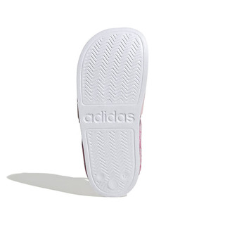 阿迪达斯 （adidas）女子魔术贴运动休闲凉鞋粉色ID2624 粉色 35.5码 