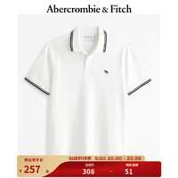 Abercrombie & Fitch 小麋鹿复古时尚美式风Polo领T恤 KI124-4158