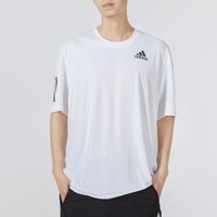 adidas 阿迪达斯 春夏款男子圆领短袖T恤运动休闲上衣舒适训练男装