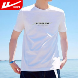 warrior回力短袖t恤男夏季百搭运动服跑步训练健身宽松休闲圆领上衣男