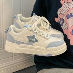 warrior回力春季韩系甜美拼色低帮板鞋女小清新百搭运动休闲鞋