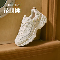 斯凯奇（Skechers）熊猫鞋女士休闲鞋厚底增高老爹鞋运动896155/11977 896155-乳白色/OFWT 39.5