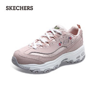 斯凯奇（Skechers）熊猫鞋女士休闲鞋厚底增高老爹鞋运动896155/11977 11977-粉红色/LTPK 39.5