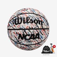 Wilson 威尔胜 NCAA泼墨成人耐磨室内外比赛7号PU篮球