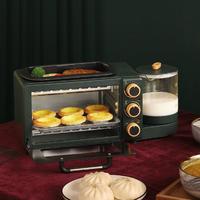 Galanz 格兰仕 家用多功能烤箱三合一早餐机烘焙煎煮面包机多士炉一体QFH12