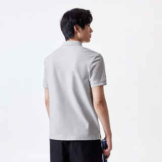 杰克·琼斯（JACK&JONES）夏季新款简约常规版型logo刺绣翻领Polo衫男装224106039