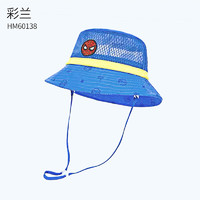 Disney 迪士尼 儿童帽子夏季渔夫帽遮阳网眼宝宝防嗮盆帽HM60138彩兰 52