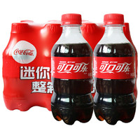 可口可乐 饮料300mlX12瓶整箱批发零度无糖可乐迷你小瓶装汽水碳酸