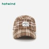 hotwind 热风 2023年秋季新款女士织标格子棒球帽
