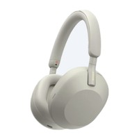 PLUS会员：SONY 索尼 WH-1000XM5 耳罩式头戴式主动降噪蓝牙耳机 米色