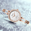 ROSSINI 罗西尼 手表 启迪系列时尚石英女表镶钻雪花白盘钢带5988W01A