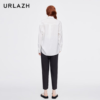 有兰（URLAZH）夏季新款复古洋气简约九分锥形裤宽松休闲裤女