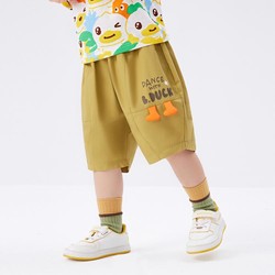 B.Duck 小黄鸭夏季男童皮筋舒适短裤夏装潮酷婴幼裤子