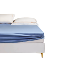 FUANNA 富安娜 家纺床品纯棉单件床笠床单纯色床罩床垫套罩防滑固定床套罩