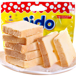 Jido 越南进口 Jido鸡蛋面包干牛奶味300g*3袋 早餐办公室零食 原味 900g （300g/袋）