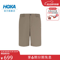 HOKA ONE ONE 新款男款夏季户外短裤运动休闲舒适百搭透气 苔痕绿 S