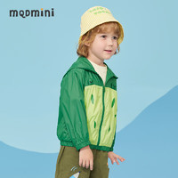 MQD 马骑顿 UPF50+男小童童趣户外皮肤衣 深绿/雾霾蓝