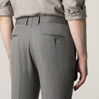 VICUTU 威可多 商场同款男士套装西裤羊毛直筒西装裤商务西服裤