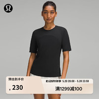 lululemon丨Lightweight 女士越野跑 T 恤 LW3GRES运动上衣 黑色 8
