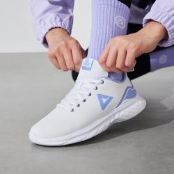 peak匹克男女款革面跑步鞋秋季舒适休闲百搭运动鞋情侣跑鞋