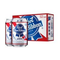 88VIP：Blue Ribbon 蓝带 啤酒经典11度易拉罐装330mlx24罐整箱装
