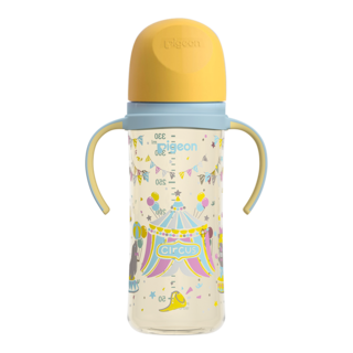 自然实感第三代FUN系列  PPSU奶瓶 彩绘款 330ml 胡桃夹子 LL码 9月+