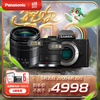 松下（Panasonic）G100D 微单/单电/无反数码相机 专业收音 翻转自拍Vlog-L相机 相机 内置三个麦克风 G100D+【12-60+25F1.7】双白盒套机