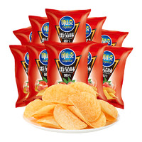 88VIP：copico 可比克 薯片番茄味10包休闲膨化小吃追剧零食大礼包