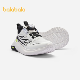 巴拉巴拉儿童运动鞋2024夏季女童透气网布鞋潮流 白绿色调00314-204224140119 31码