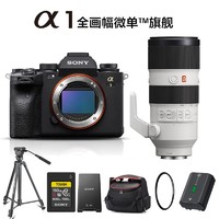 SONY 索尼 Alpha 1全画幅旗舰微单相机 8K视频（ILCE-1/a1）单机身+FE 70-200mm F2.8 GM二代+进阶套餐