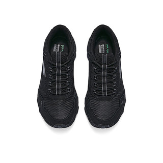 斯凯奇（Skechers）2024夏季女子休闲跑步鞋轻质吸震透气舒适运动鞋129525 全黑色/BBK 37