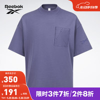 Reebok 锐步 官方23男女同款经典运动休闲宽松短袖T恤 23RCS421UGP0 A/XL