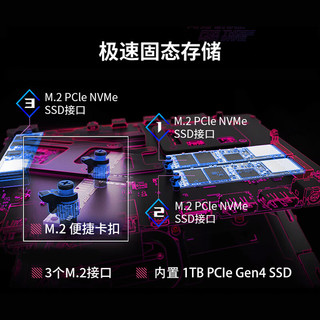 ROG 玩家国度 NUC 2024款 迷你台式机 黑色（Core Ultra9 185H、核芯显卡、32GB、1TB SSD）