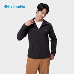 Columbia 哥伦比亚 2024春夏新品哥伦比亚户外男防泼水轻薄透气连帽休闲软壳衣XO8440