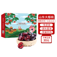 茜貨 山東車厘子櫻桃水果禮盒2J級凈重2.8斤+單果28-30mm源頭直發