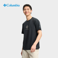 哥伦比亚 2024春夏新品哥伦比亚户外男速干衣清凉降温透气薄短袖T恤AE9642