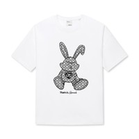 GXG 男装夏季热卖趣味老花兔子印花圆领短袖T恤