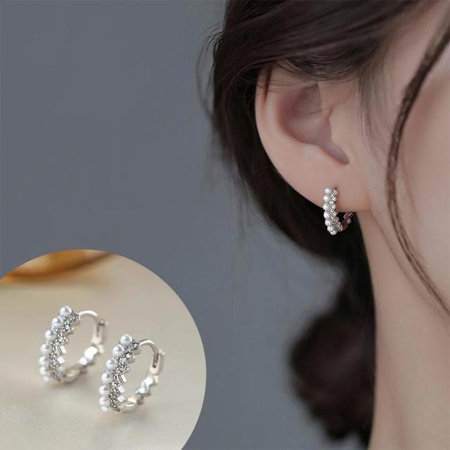 Lily&Lotty 925银简约耳扣法式复古高级感减龄百搭设计感耳环耳饰饰品女