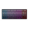MC 迈从 G75 三模机械键盘 晶石黑 酒红轴 RGB