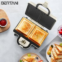 BERTANI 贝塔尼 双片 加厚封边烤家用型多功能早餐机