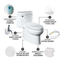 KOHLER 科勒 希玛龙丽裙版连体座便器马桶