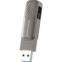 MOVE SPEED 移速 512GB USB3.2/Type-C 两用手机电脑u盘 支持15系列 OTG 安卓苹果笔记本电脑通用优盘