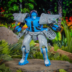 Transformers 变形金刚 正版超能勇士灰狼勇士玩具12步变形14CM