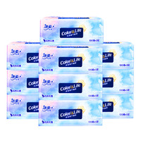 C&S 洁柔 抽纸缤纷系列餐巾纸3层100抽*24包卫生纸家用实惠装卫生D
