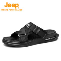 Jeep 吉普 男士厚底出差出行涼鞋旅行旅游輕便耐磨舒適涼拖鞋