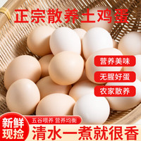 对面小城 农家散养土鸡蛋笨鸡蛋初生蛋鲜鸡蛋 40枚装