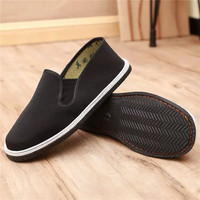 百年利永老北京布鞋男千层底布鞋耐磨休闲鞋开车鞋软底舒适透气工作鞋男 真轮胎底布鞋 45